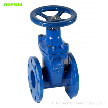 High Quality Dn50 pn25 Soft Seal carbon steel gate valve laying length